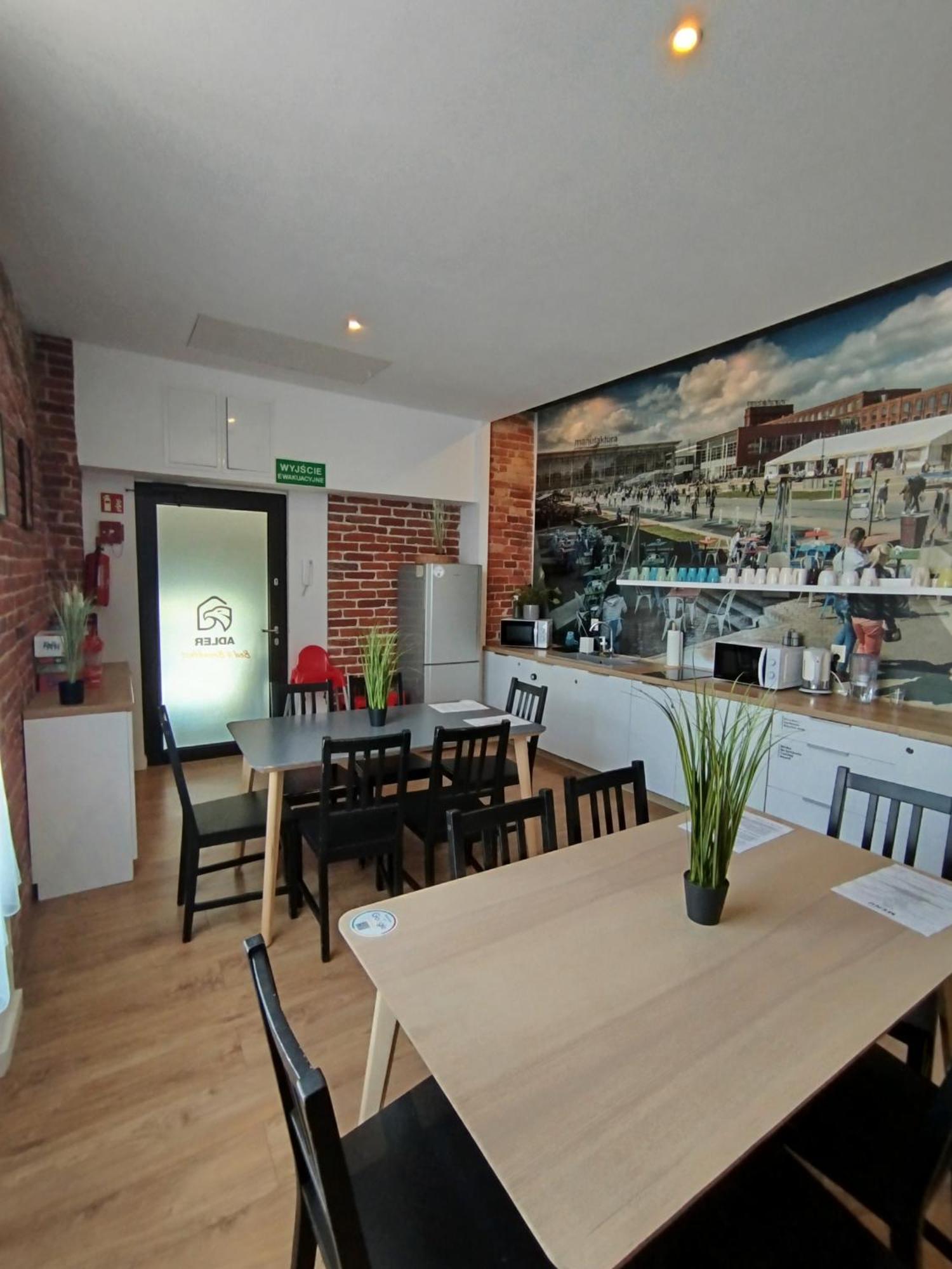 Adler Bed&Breakfast Daire Łódź Dış mekan fotoğraf